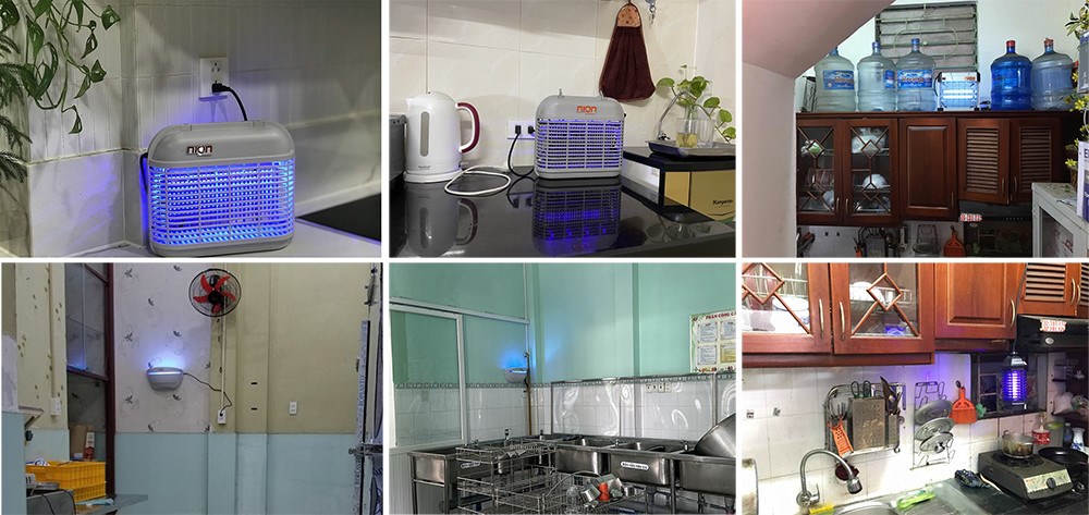 Các loại đèn bắt muỗi cho nhà bếp tại Nion Việt Nam