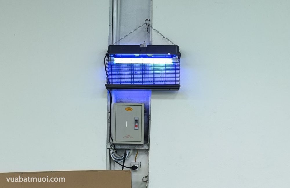 Đèn chống muỗi công nghiệp tại xưởng Hoàng Mai, Hà Nội