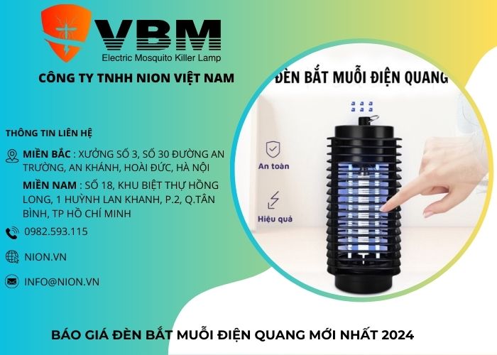 Báo giá đèn bắt muỗi Điện Quang mới nhất 2024