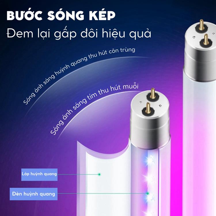 Bước sóng kép đèn bắt muối và côn trùng nion-sv68