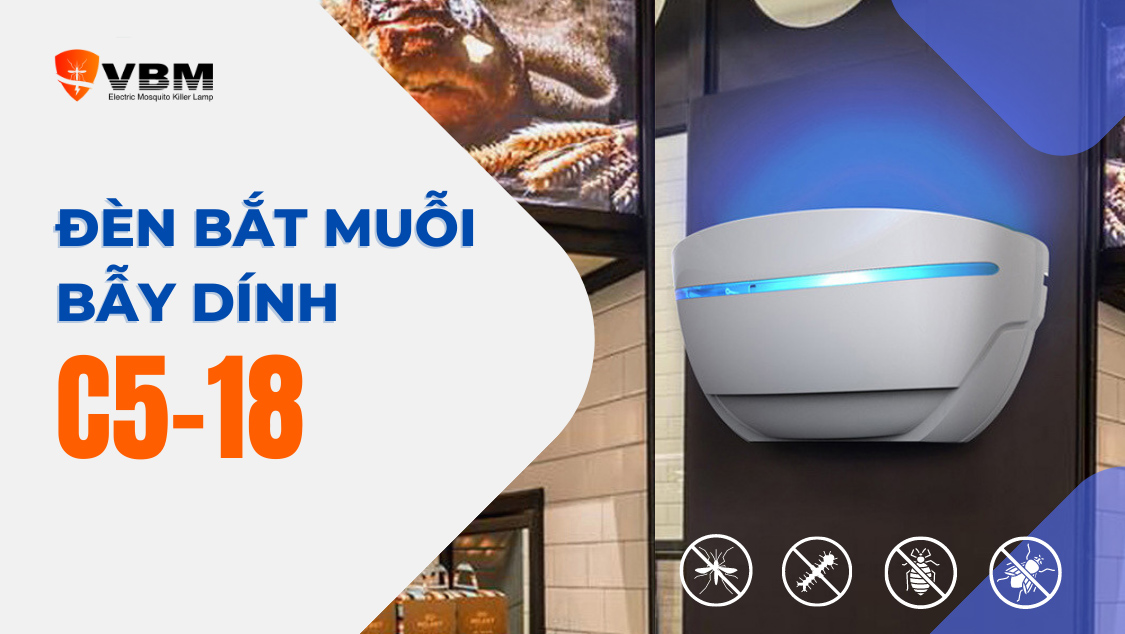 Đèn bẫy dính C5-18 – ánh sáng mới trong cuộc chiến chống muỗi tại Hồ Chí Minh