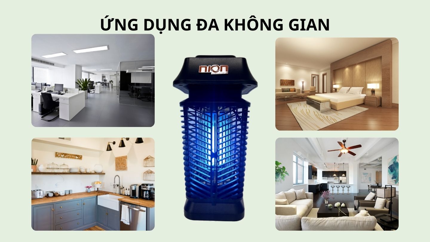 Ứng dụng của đèn bắt côn trùng GD20