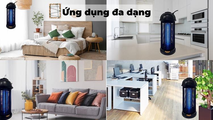 Ứng dụng đèn bắt côn trùng Nion GD06