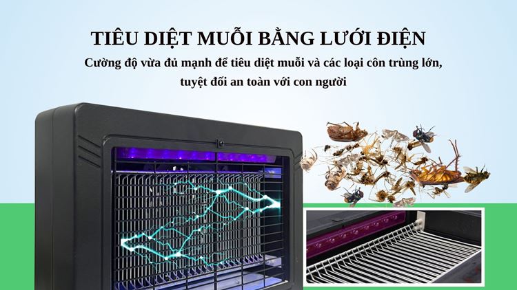 Lưới điện đèn bắt muỗi Nion GD07 