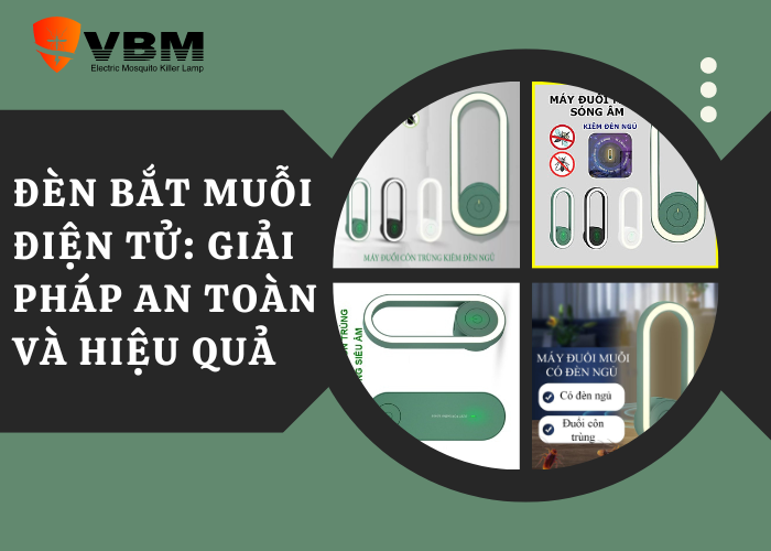 Đèn bắt muỗi sóng âm: Nguyên lý hoạt động và hiệu quả đem lại