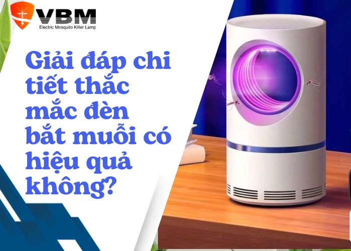 Đèn bắt muỗi có hiệu quả không? 