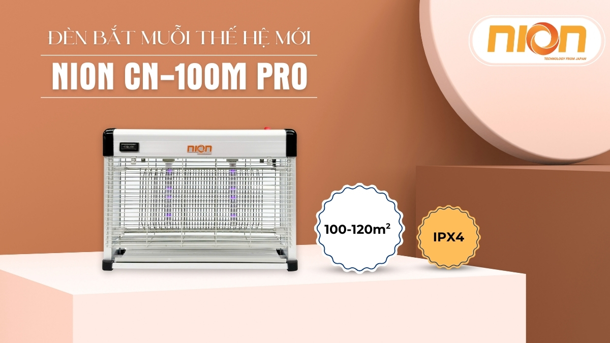 ĐÈN BẮT MUỖI NION CN 100M PRO